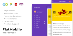 Optimize your website for mobile with FlatMobile - Responsive WordPress Mobile Theme. Enjoy fast load times