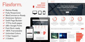 Introducing the Flexform Retina Responsive Multipurpose Theme! Whether you're a seasoned WordPress developer or a newbie