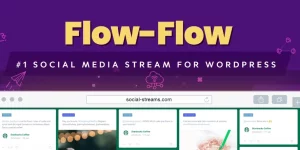 Flow-Flow — WordPress Facebook Instagram Twitter Feed Grid Gallery is a premium social media plugin that allows to display a mix of social media feeds (+ RSS and WordPress) in beautiful responsive galleries and widgets. For example