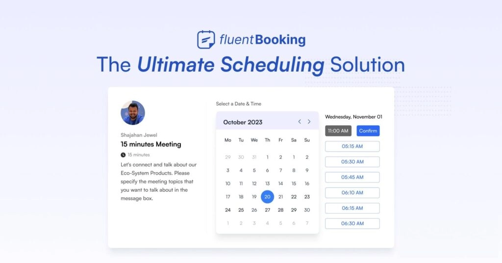 Discover Fluent Booking Pro