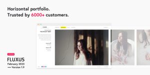 Fluxus is a magazine inspired portfolio theme. More than 6000 photographers