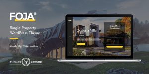 Foja  is A  Single Property WordPress Theme . Very suitable for  Single Property Website