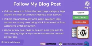 Discover the Follow My Blog Post plugin