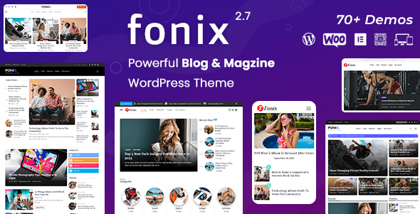 Introducing the Fonix Newspaper Magazine WordPress Theme Are you looking for a stylish and responsive theme for your news or magazine website? The Fonix Newspaper Magazine WordPress Theme is here to save the day. This theme