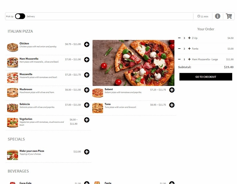 Food Online Premium for WooCommerce and WordPress is a restaurant ordering system and is simple to set up and use. Besides