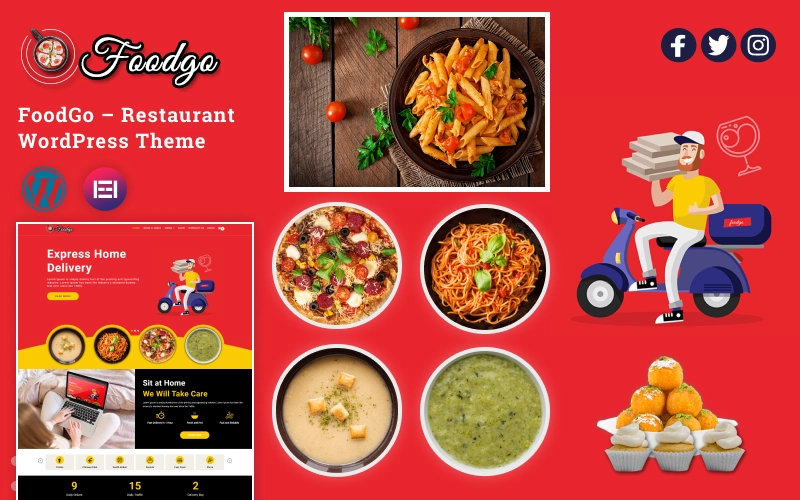 FoodGo is a modern WordPress / Woo Commerce theme built with the needs of an online fast-food business in mind and with great attention to detail