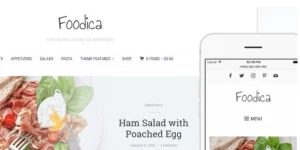 Foodica is perfect for creating food based blogs