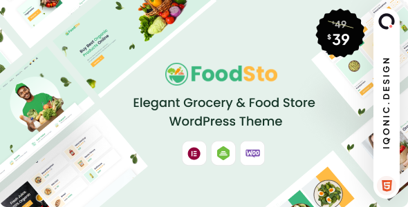 Foodsto - Personal Food Store WordPress Theme Meet Foodsto