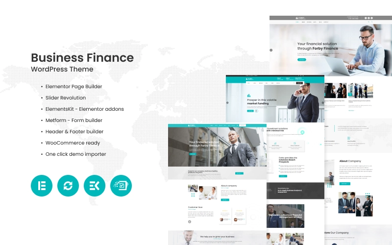 This is our latest theme specially designed to match the identity of a financial or investment company. This theme carries a corporate style but still displays a modern