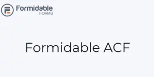 Integrate your Formidable form fields with the Advanced Custom Fields (ACF) plugin right out of the box. When you create posts with Formidable ACF forms