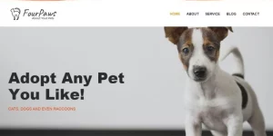 Four Paws theme is a great option for presenting pet services in the most attractive way. Your website will look modern and professional thanks to the minimalistic design and powerful functionality of this theme. You will be able to display information about your company