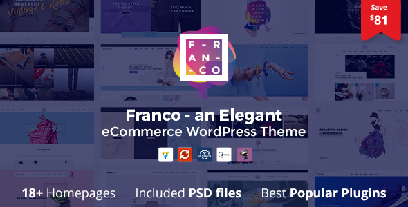 Create stylish online stores with Franco – the elegant