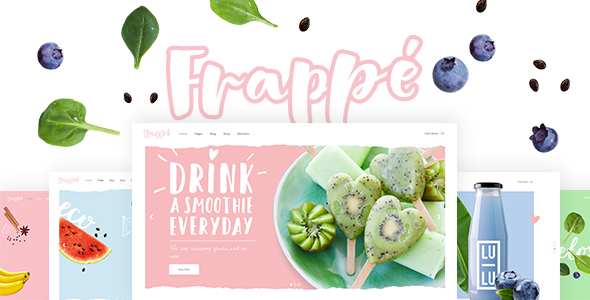 Frapp - A Smoothie and Organic Juice Bar Theme: Deliciously Crafted WordPress Theme for Your Refreshing Business Introducing Frapp - A Smoothie and Organic Juice Bar Theme