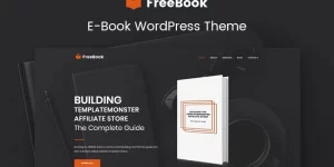 FreeBook theme is a perfect solution for creating a website presenting ebooks. You will be able to provide the full information about the ebook and its features. There are pre-designed pages