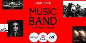 Let your fans know about the latest announcements and news of your music group with our specially prepared WordPress band theme. This template includes a lot of widgets and elements for describing your band and make the website informative. Here your fans will find all the necessary data about the…