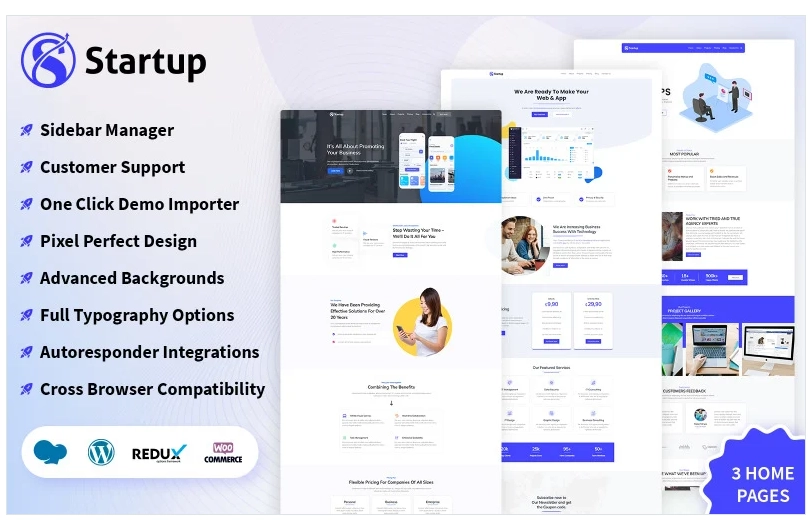 Elevate your startup with the Fresh Startup Business WordPress Theme! Enjoy responsive design