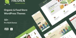 Freshen is a tidy and responsive WooCommerce WordPress theme suitable for any kind of food