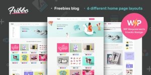 Introducing Fribbo Freebies Blog WordPress Theme – a modern