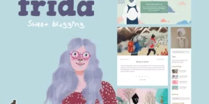 Frida is a colorful WordPress blog theme. You can use it with any kind of content that you'd like to see in an original and sweet concept. Our customers are mostly handmade and DIY bloggers. But Frida is also great for travelers