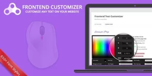 Transform your WordPress site effortlessly with the Frontend Text Customizer! This intuitive visual editor allows you to customize any text