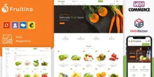 Discover Fruitino - Food  Grocery Store WooCommerce Theme