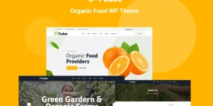 Fudee is a powerful Organic Food WordPress theme. You can use it for Organic Store