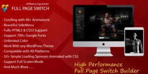 Full Page Scrolling with Animations (97 Transitions) Fully HTML5  CSS3 Support Beautiful SideMenu Support 700+ Google Fonts Unlimited Color Logo Image (support Retina) Custom Content Width  Bootstrap Container One Click Import Full Sample Data 50+ Simple Loading Spinners Animated with CSS Custom Background For Side Menu Compatible with…