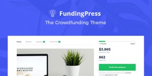 Launch your dream project effortlessly with FundingPress - The Crowdfunding WordPress Theme. Available on Bevaultx with free WordPress downloads.