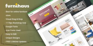 Furnihaus: Responsive Furniture WooCommerce WordPress Theme Looking for a stylish and functional eCommerce solution for your furniture store? Meet Furnihaus: Responsive Furniture WooCommerce WordPress Theme! Perfectly designed for modern furniture businesses