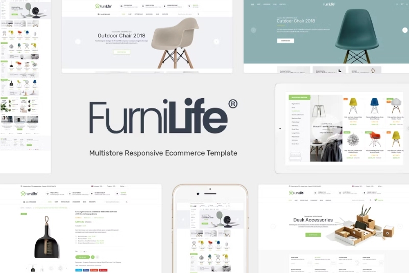 Furnilife is a modern furniture WooCommerce Theme designed and crafted specifically for an online store selling exterior furniture