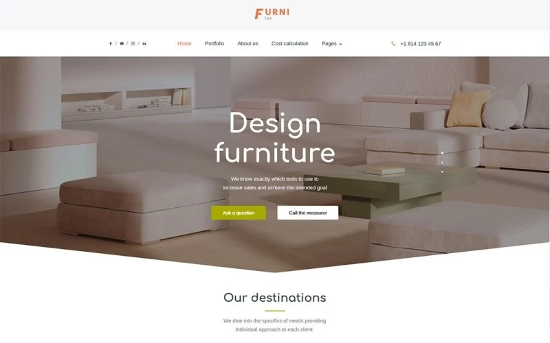 Furnitex is a simple and fast WordPress theme for furniture manufacturers. It's a 100% Gutenberg-based theme with tons of customizer options and a great set of extensions by GetWid plugin. The theme is extremely fast