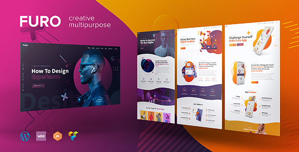 Furo: A Creative Multipurpose WordPress Theme Looking to give your website a sleek