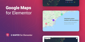 Effortlessly add customizable Google Maps to your Elementor sites with Gmaper. Perfect for showcasing business locations and user-friendly navigation.