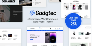 Discover Gadgtec - the ultimate Electronics and Mobile WooCommerce Theme! With its sleek design