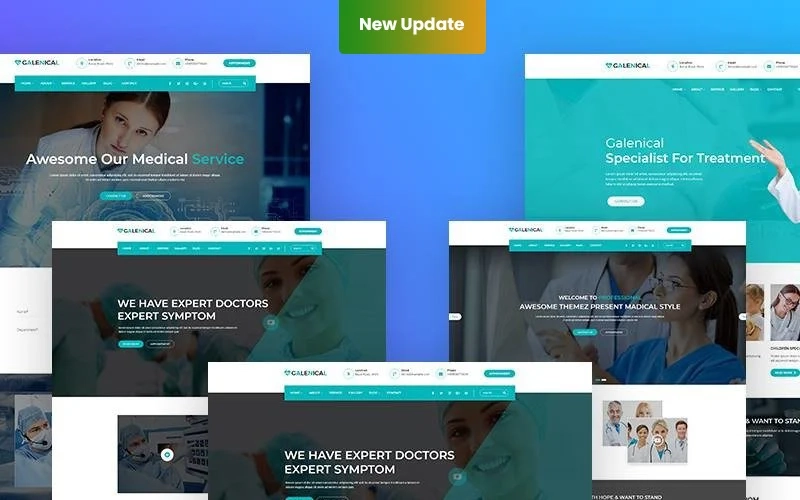 Galenical is designed with our passion based on our knowledge about the medical industry. It offers 21+ home page layouts with modern style for everything related to healthcare system including pharmacy