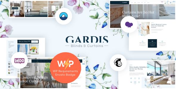 Discover Gardis - a sleek and modern WordPress theme for your blinds and curtains shop. Get it now on Bevaultx for premium features and support!