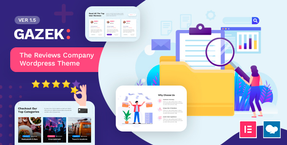 Gazek is a modern and stylish Services Review WordPress theme that can be used for promoting any services or products. It has all of the impressive features you would expect from a premium solution.