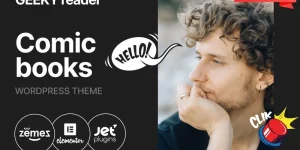 Geeky Reader - WordPress Comic Books Theme WordPress Theme