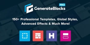 Take GenerateBlocks to the next level with GenerateBlocks Pro. Add incredible versatility to your editor without bloating it with tons of one-dimensional blocks. With GenerateBlocks