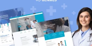 Genmed Multipurpose Medical WordPress Theme is a modern theme