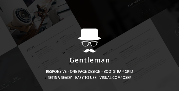 Elevate your online profile with the Gentleman CV WordPress theme. Customize easily with Bevaultx's access to premium themes and plugins. Subscribe now!