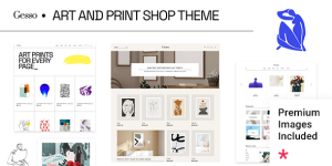 Elevate your online art store with Gesso - Art Print Shop Theme. Stunning design