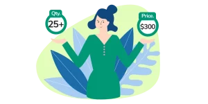 The Simple Quantity Discounts Add-on for GetPaid allows setting quantity discount pricing rules. If you want to provide a discount to your customers