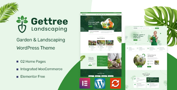 Gettree is an WordPress Theme build for for gardening website and its related services. This Theme is perfect for Gardening