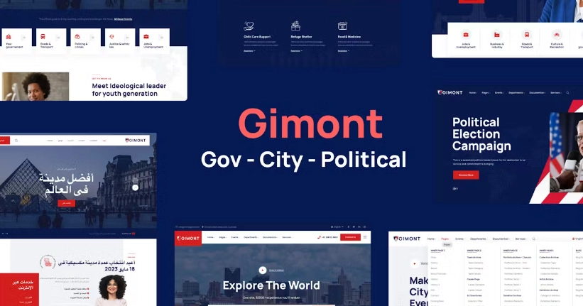 Gimont is a versatile WordPress theme designed for city governments and municipalities. Showcase your policies