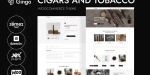 The tobacco WordPress theme is the best solution for creating a modern convenient site for the sale of tobacco