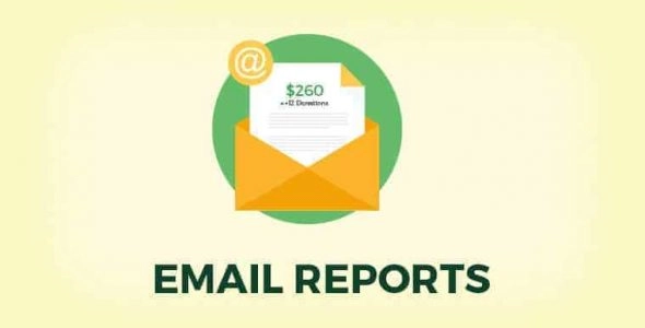 Give’s Email Reports Add-on allows you to receive valuable donation statistics for specific timespans directly in your inbox. Real-time notifications can be distracting and uninformative