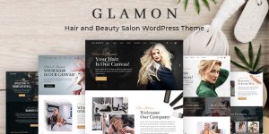 Glamon - Salon  Barber Shop Theme. For full details and features