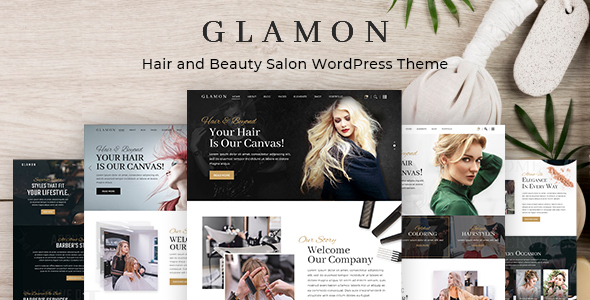 Glamon - Salon  Barber Shop Theme. For full details and features