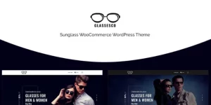 Elevate your online store with Glassesco - Sunglass WooCommerce Theme! Featuring an interactive UI